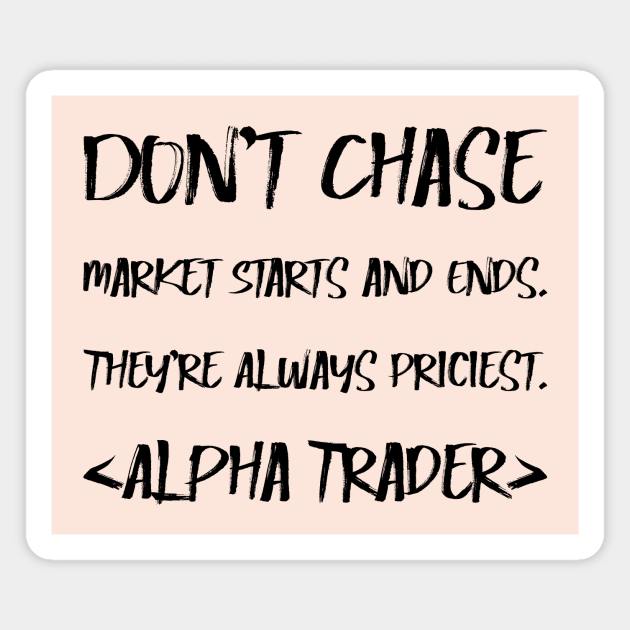 Smart Trading Quote: Market Timing Trap Magnet by AlphaTrader.store